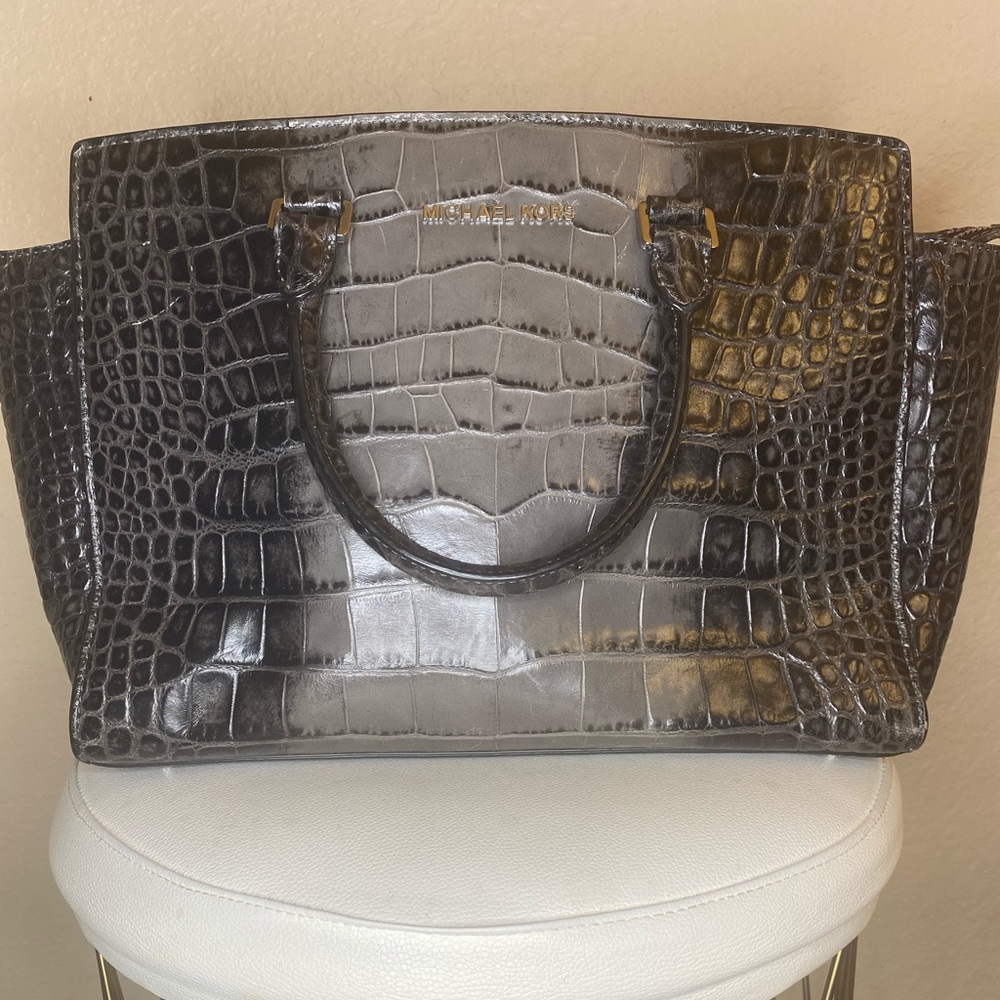 Michael Kors crocodile purse.